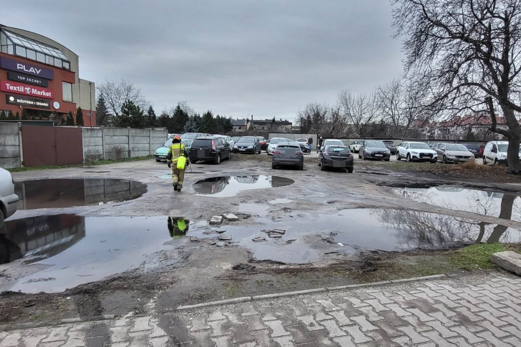 Nietypowa akcja służb w centrum Gostynia