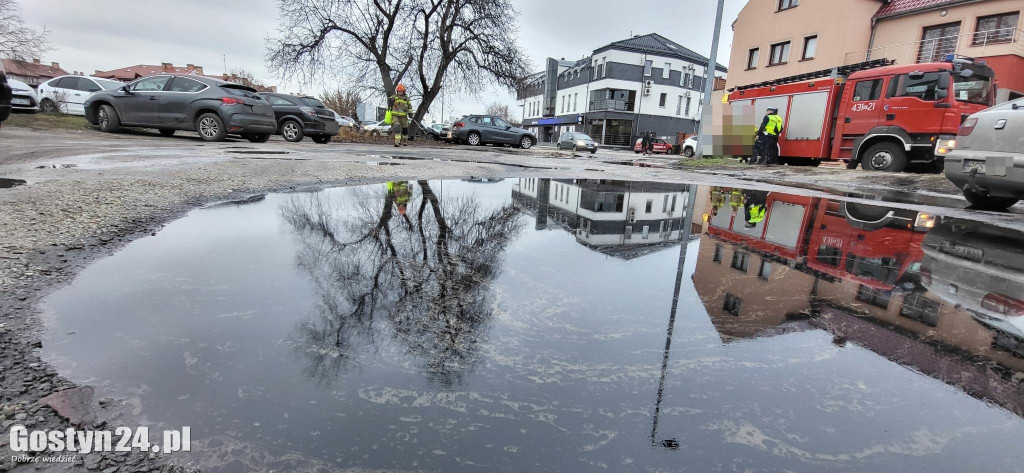 Nietypowa akcja służb w centrum Gostynia