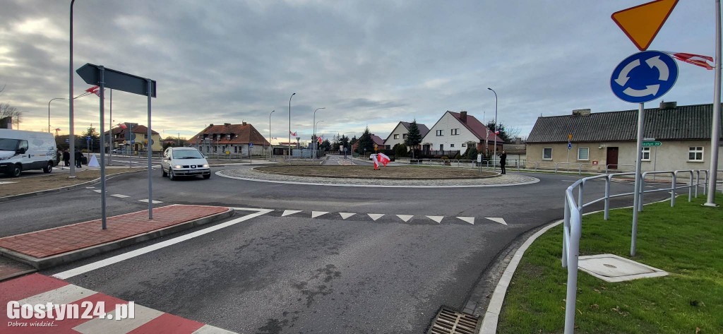 Otwarcie Ronda Powstańców Wielkopolskich w Poniecu