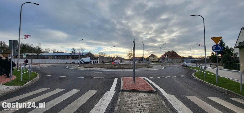 Otwarcie Ronda Powstańców Wielkopolskich w Poniecu
