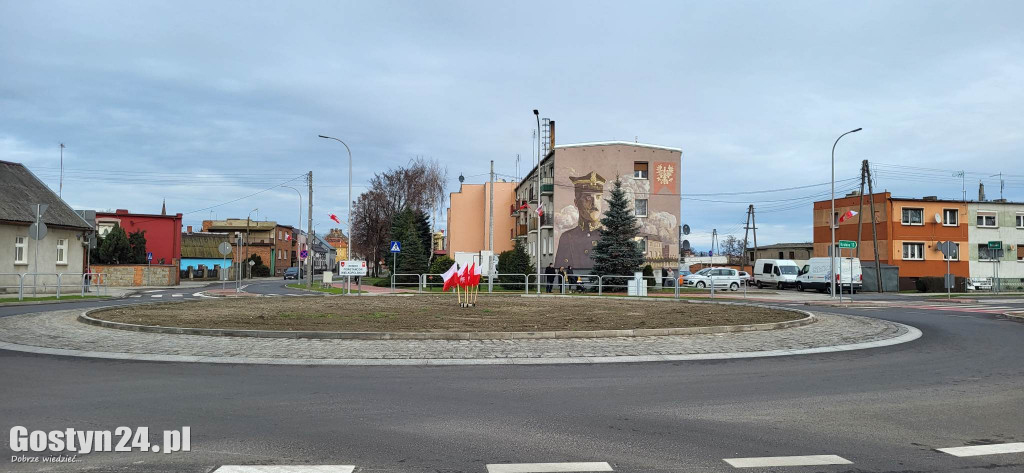 Otwarcie Ronda Powstańców Wielkopolskich w Poniecu
