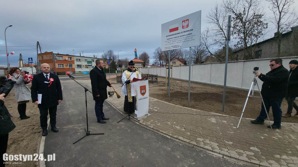 Otwarcie Ronda Powstańców Wielkopolskich w Poniecu
