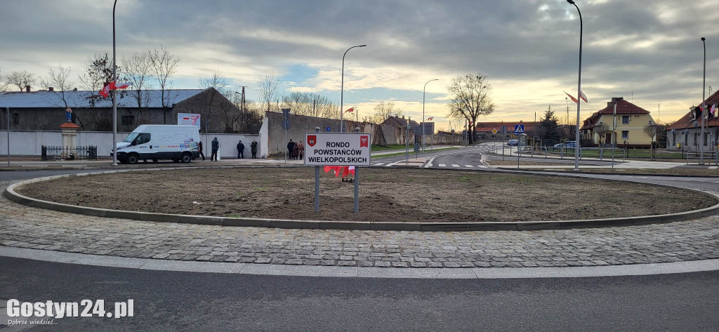 Otwarcie Ronda Powstańców Wielkopolskich w Poniecu