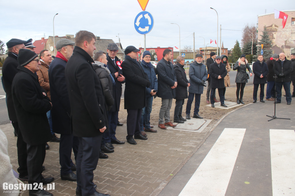 Otwarcie Ronda Powstańców Wielkopolskich w Poniecu