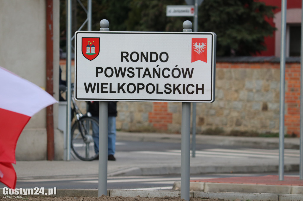 Otwarcie Ronda Powstańców Wielkopolskich w Poniecu