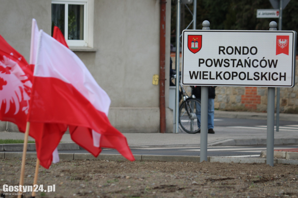 Otwarcie Ronda Powstańców Wielkopolskich w Poniecu