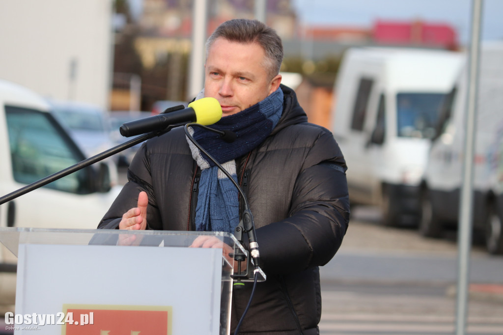 Otwarcie Ronda Powstańców Wielkopolskich w Poniecu