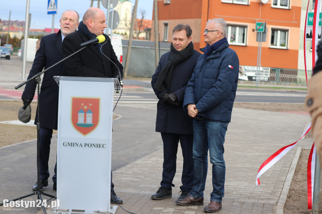 Otwarcie Ronda Powstańców Wielkopolskich w Poniecu