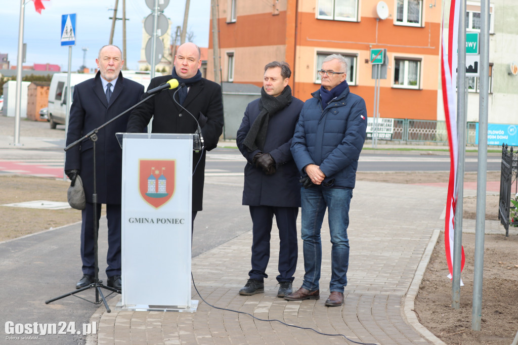 Otwarcie Ronda Powstańców Wielkopolskich w Poniecu