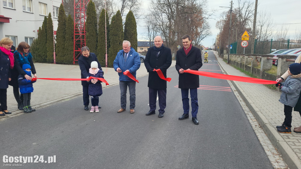 Otwarcie zmodernizowanej ul. Fabrycznej w Pudliszkach