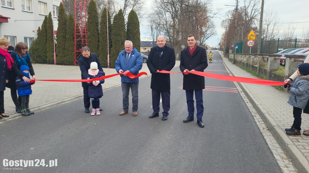 Otwarcie zmodernizowanej ul. Fabrycznej w Pudliszkach