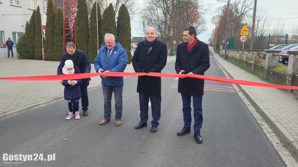 Otwarcie zmodernizowanej ul. Fabrycznej w Pudliszkach