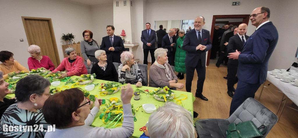 Otwarcie nowej siedziby Klubu Seniora w Poniecu