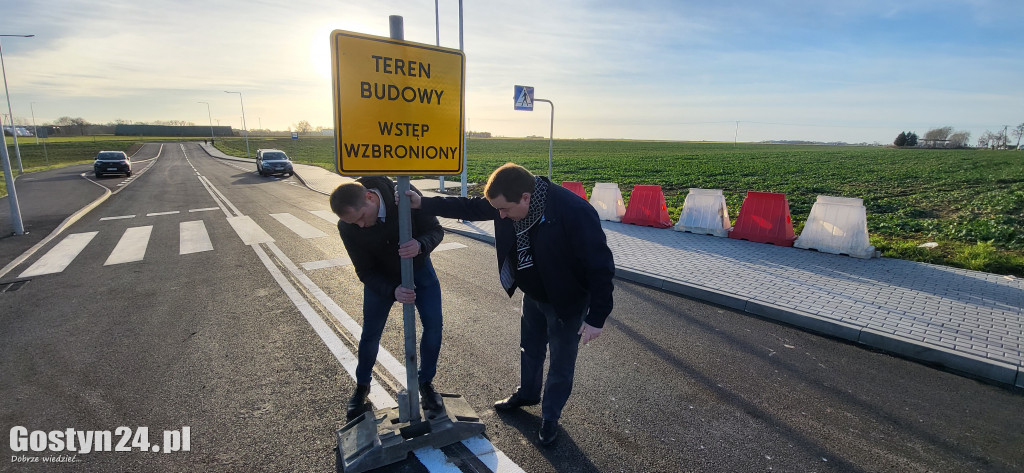 Można już jechać nowym łącznikiem w Gostyniu
