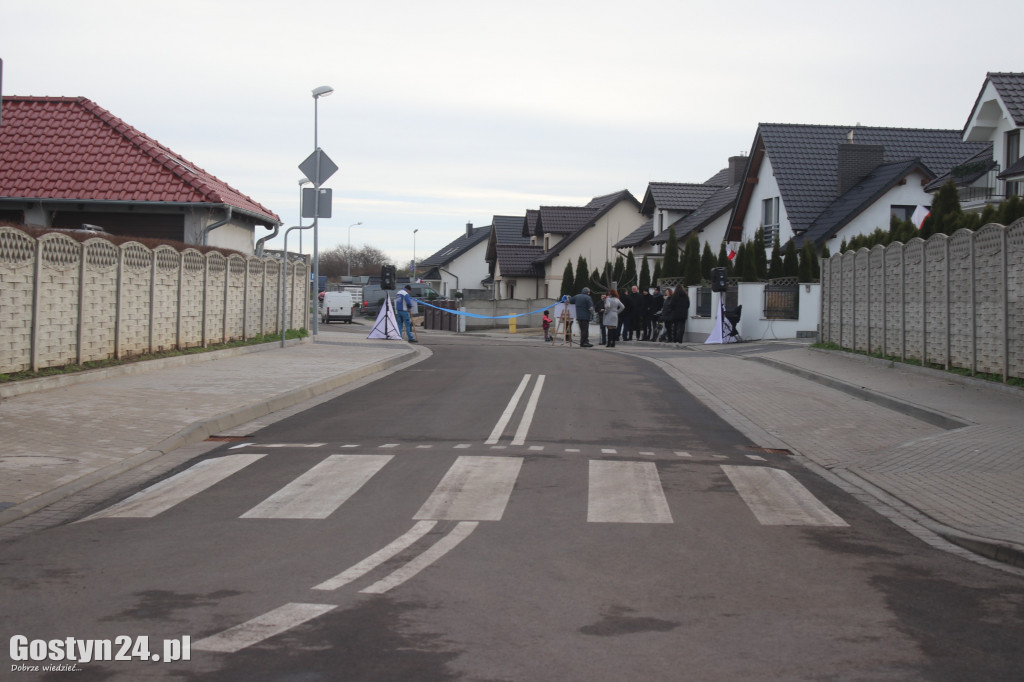 Otwarcie nowych dróg na osiedlu Berlinek w Poniecu