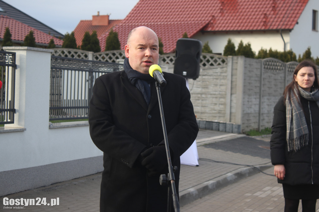 Otwarcie nowych dróg na osiedlu Berlinek w Poniecu