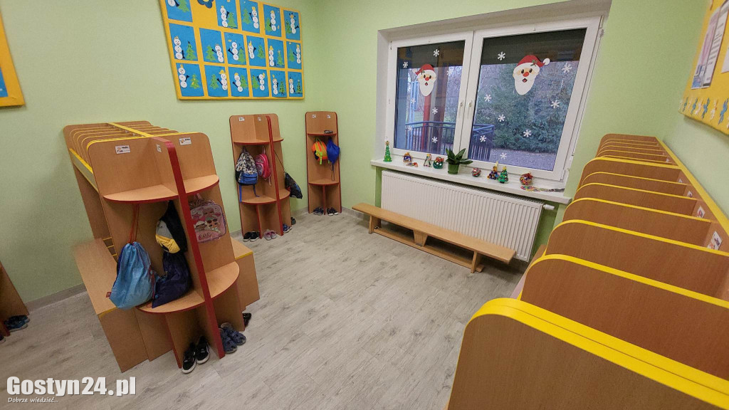 Wizytacja zmodernizowanego przedszkola w Pudliszkach