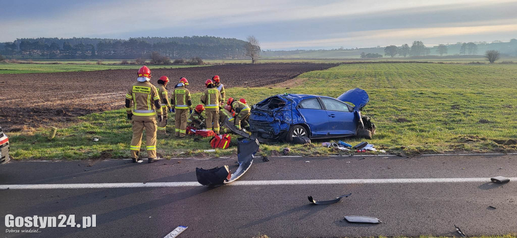 Policyjny pościg zakończony dachowaniem...