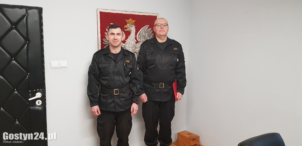 Zamiany w komendzie PSP Gostyń i uroczysta zbiórka