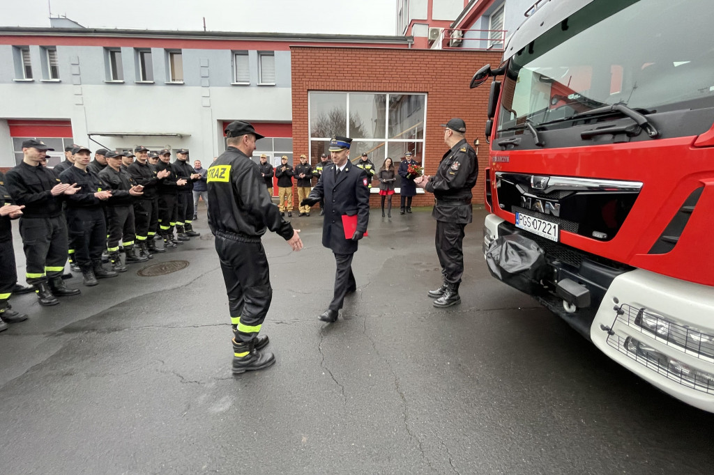 Pożegnanie ze służbą w KP PSP Gostyń