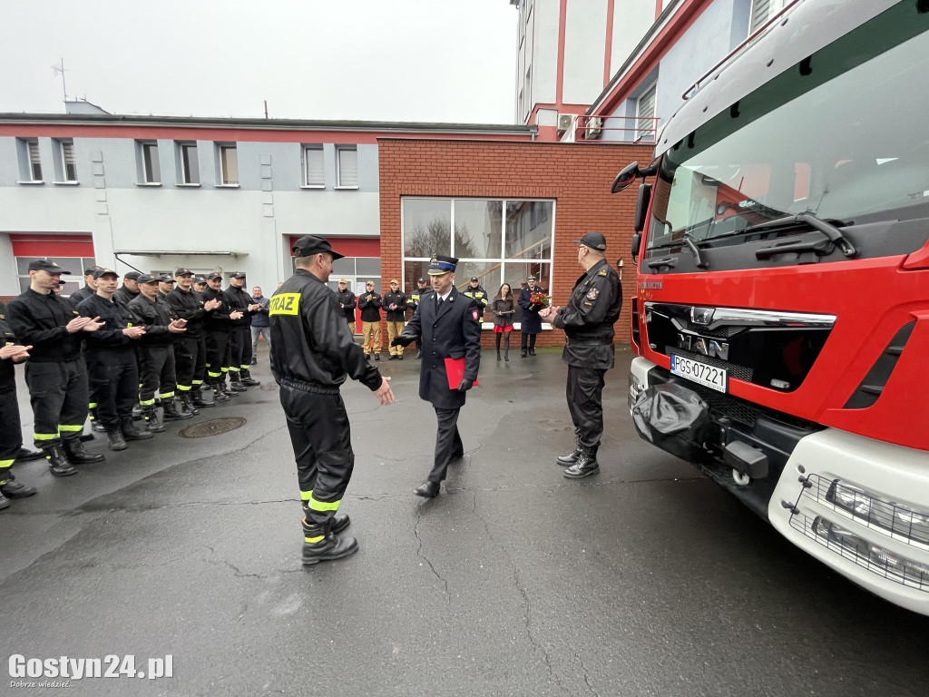Pożegnanie ze służbą w KP PSP Gostyń