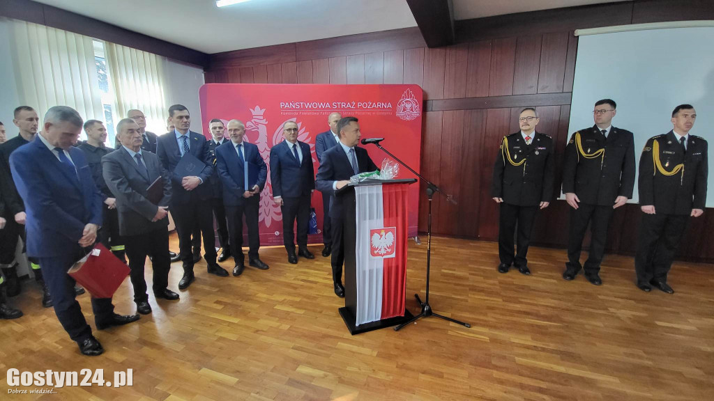Przejście na emeryturę bryg. Michała Pohla z PSP Gostyń