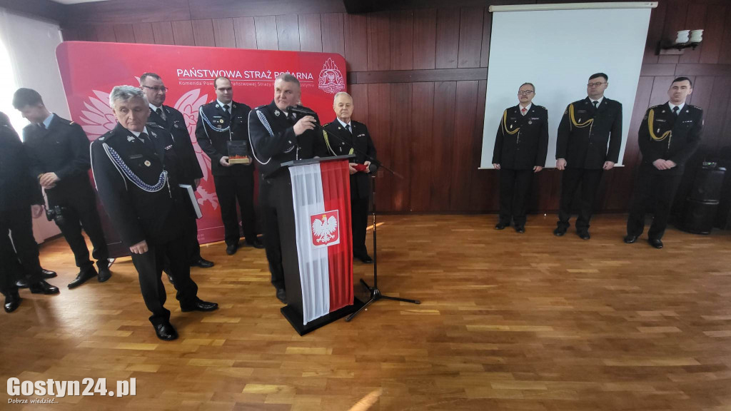 Przejście na emeryturę bryg. Michała Pohla z PSP Gostyń