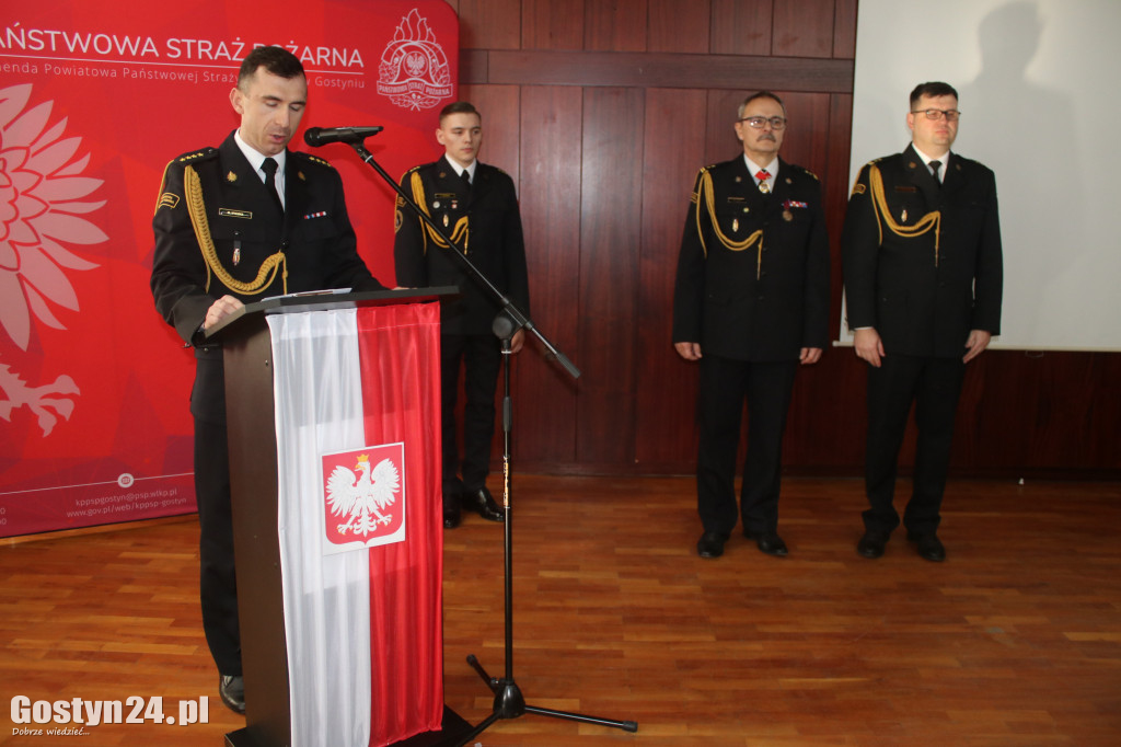 Przejście na emeryturę bryg. Michała Pohla z PSP Gostyń