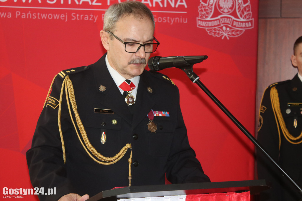 Przejście na emeryturę bryg. Michała Pohla z PSP Gostyń