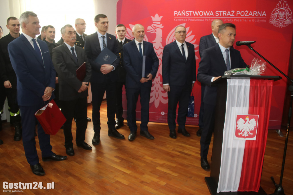 Przejście na emeryturę bryg. Michała Pohla z PSP Gostyń