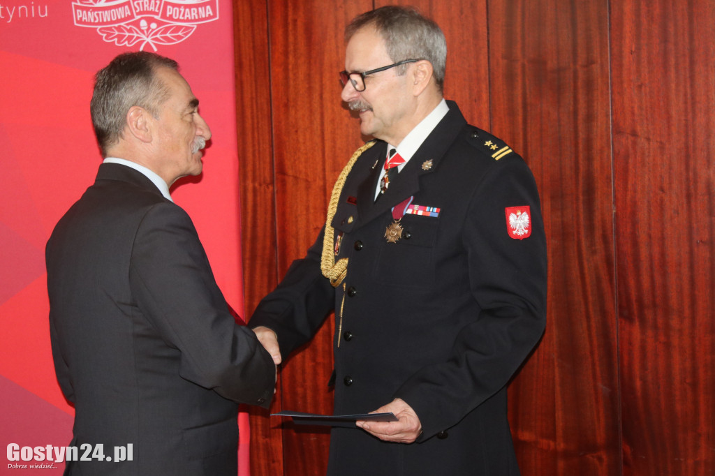 Przejście na emeryturę bryg. Michała Pohla z PSP Gostyń