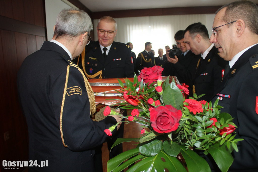 Przejście na emeryturę bryg. Michała Pohla z PSP Gostyń