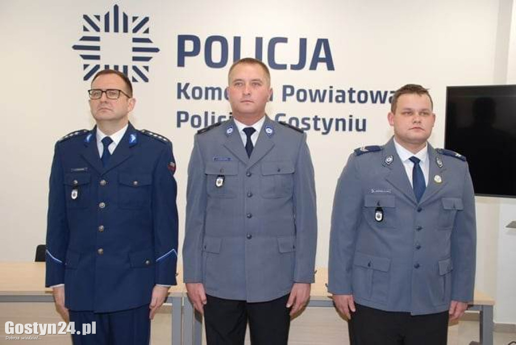 Nowy naczelnik w Wydziale Ruchu Drogowego KPP Gostyń