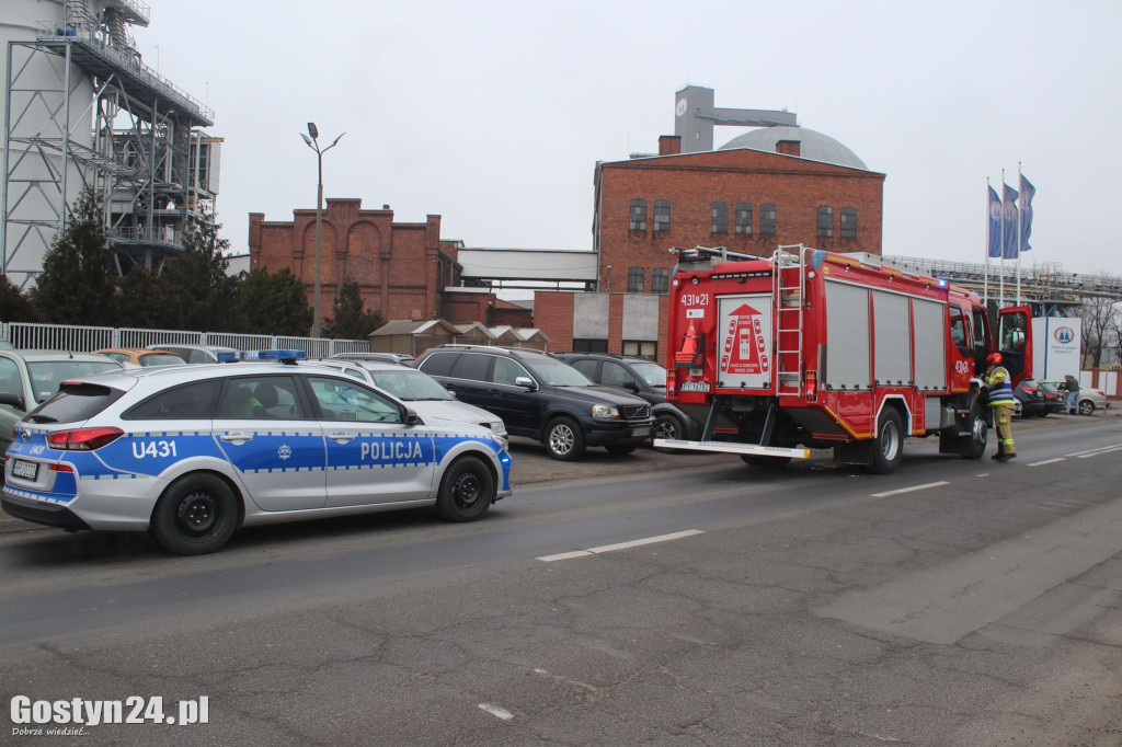 Kolizja przy ul. Fabrycznej w Gostyniu 03.03.23