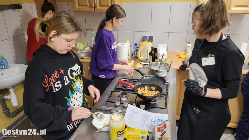 Warsztaty Patelnia Nie Gryzie w ZSOiZ w Krobi