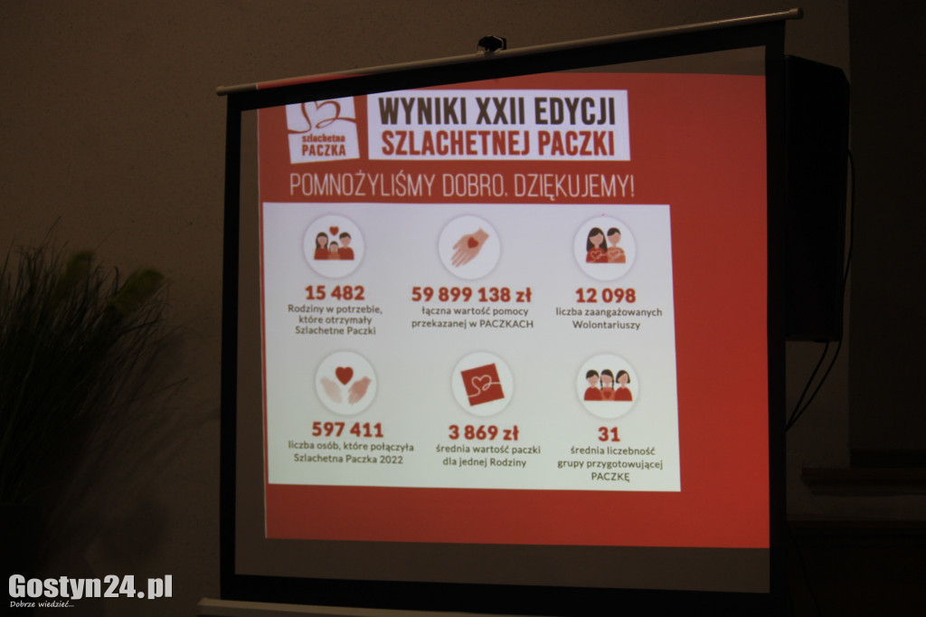 Wojewódzka Gala XXII Edycji Szlachetnej Paczki w Gostyniu