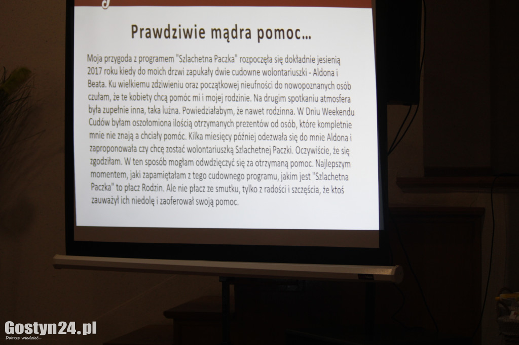 Wojewódzka Gala XXII Edycji Szlachetnej Paczki w Gostyniu