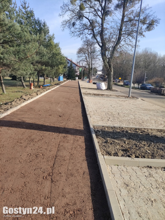 Postęp prac na ul. Drzęczewskiej w Piaskach i w Drzęczewie Drugim