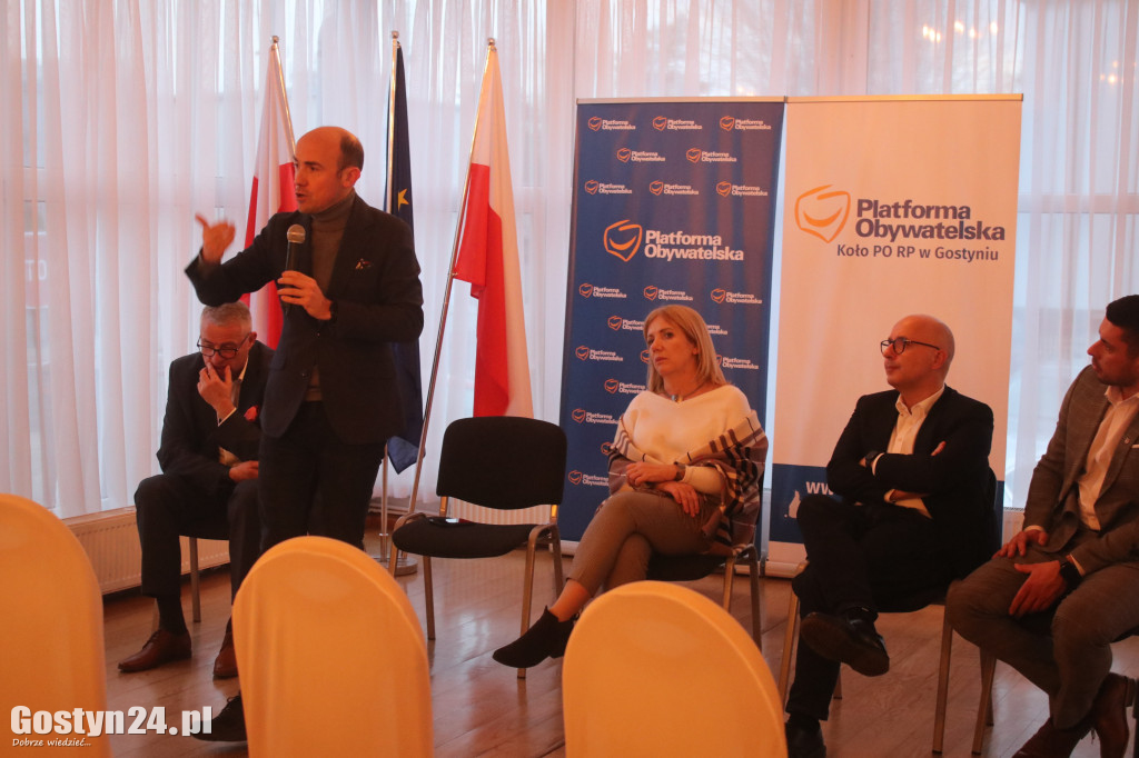 Borys Budka i inni politycy PO w Gostyniu