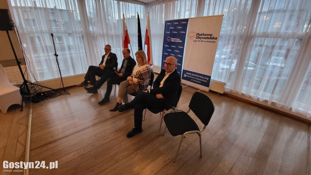 Borys Budka i inni politycy PO w Gostyniu