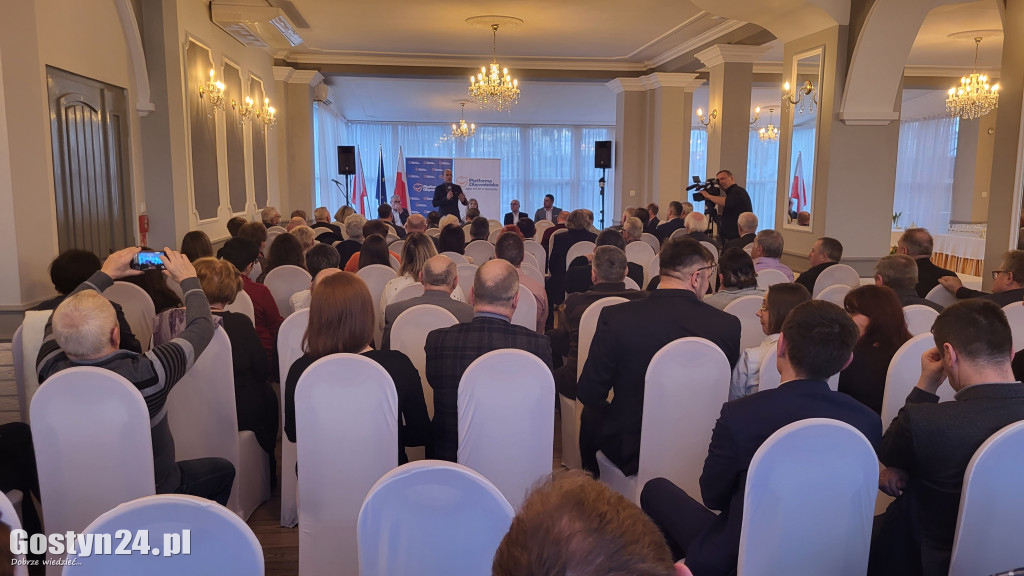 Borys Budka i inni politycy PO w Gostyniu