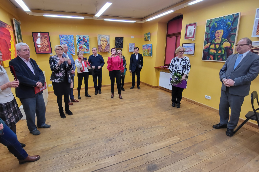 Wernisaż Grupy Artystycznej Strefa Wyobraźni w muzeum