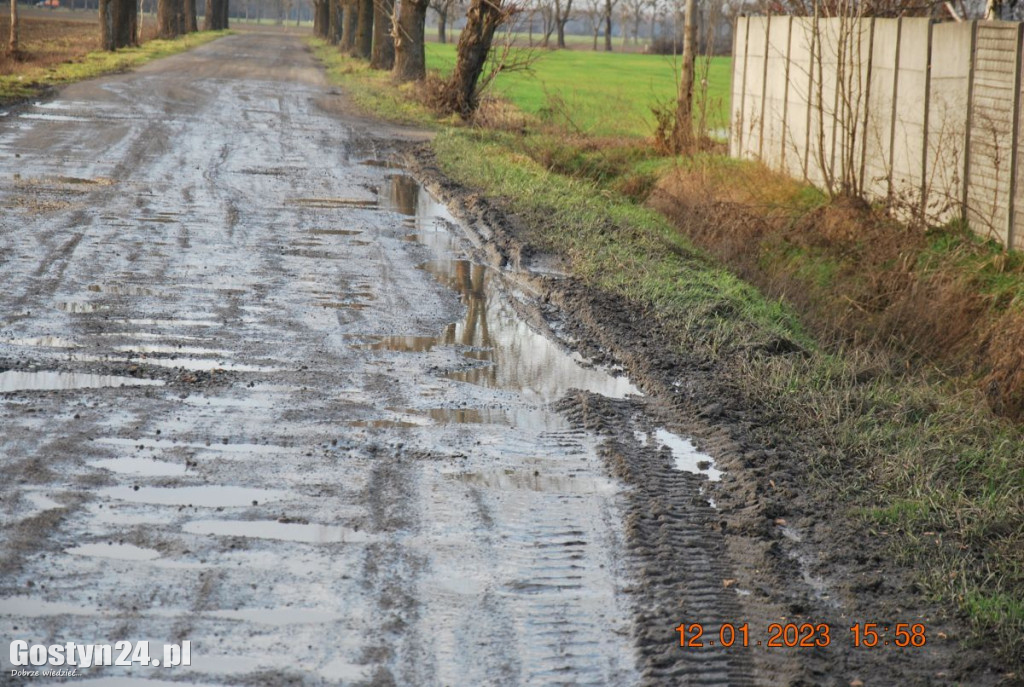 Zdjęcia drogi Babkowice-Zalesie Małe wykonane przez Czytelnika