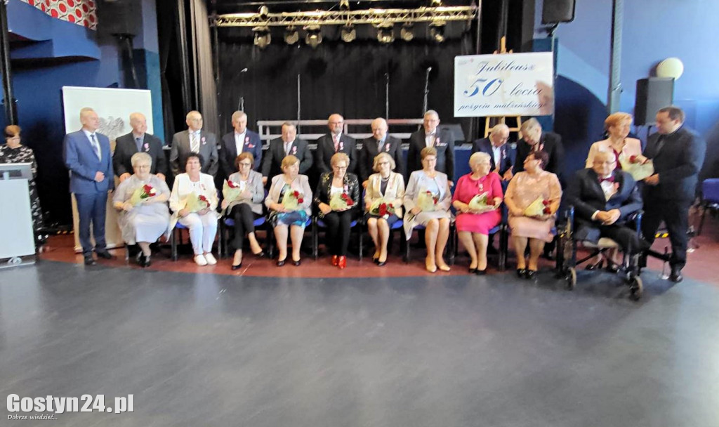 Złote Gody par z gminy Gostyń