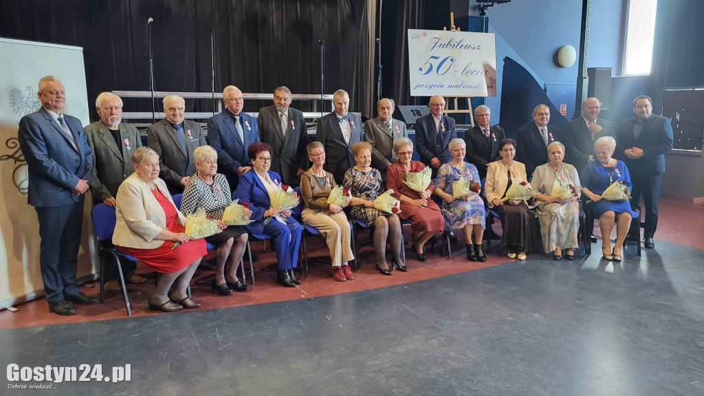Złote Gody par z gminy Gostyń