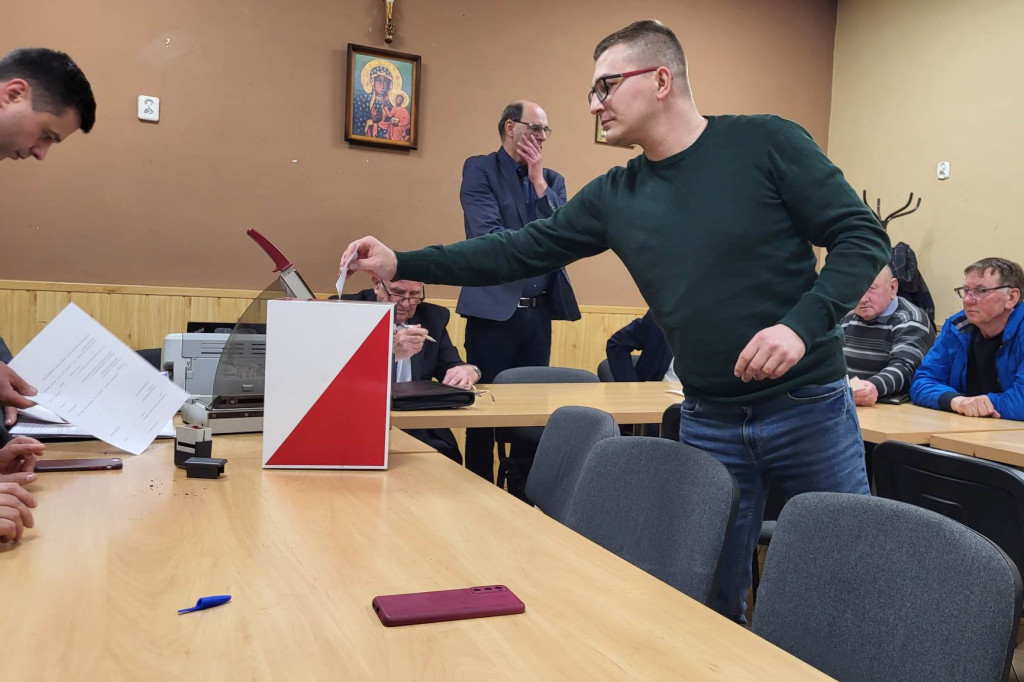Wybory sołeckie we wsi Drzewce