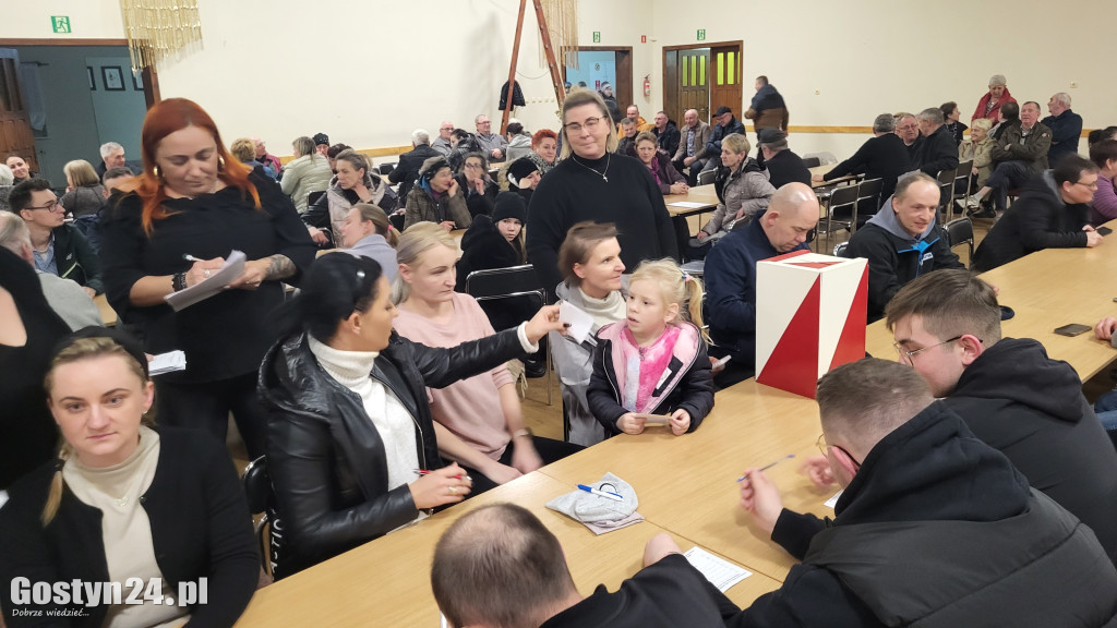 Wybory sołeckie we wsi Łęka Wielka