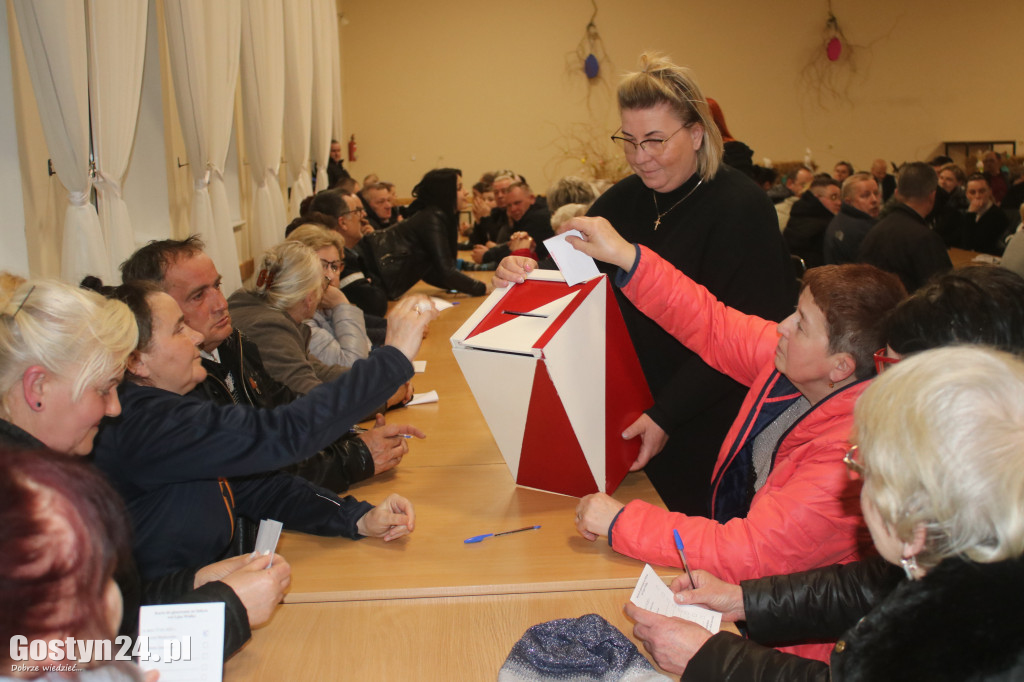 Wybory sołeckie we wsi Łęka Wielka