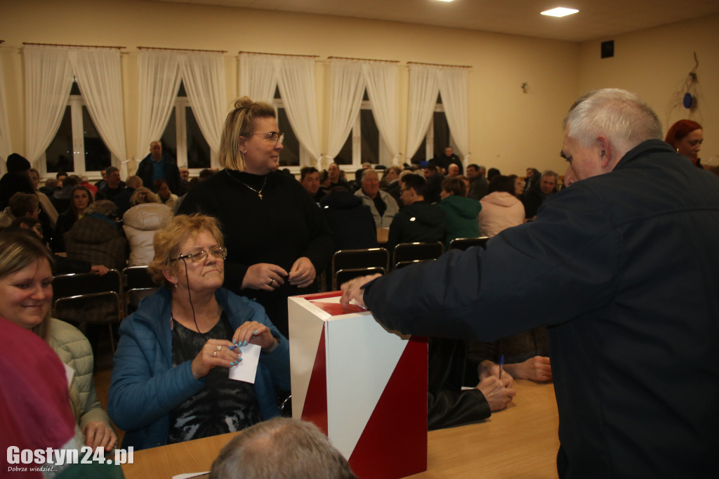 Wybory sołeckie we wsi Łęka Wielka