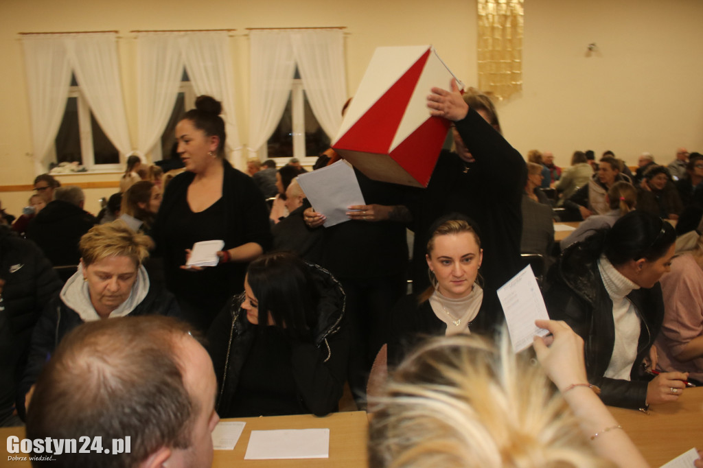 Wybory sołeckie we wsi Łęka Wielka